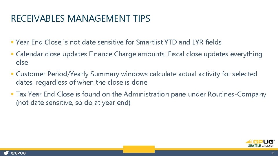Tips for Year End Close in Microsoft Dynamics