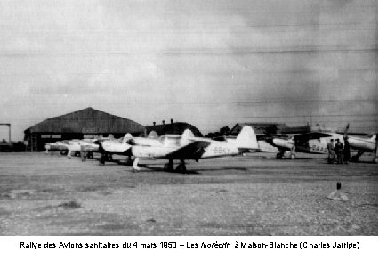 Rallye des Avions sanitaires du 4 mars 1950 – Les Norécrin à Maison-Blanche (Charles