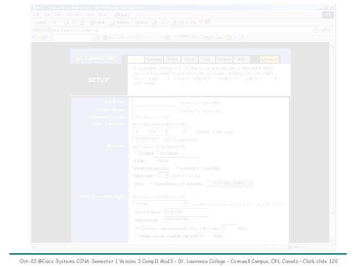 Oct-03 ©Cisco Systems CCNA Semester 1 Version 3 Comp 11 Mod 3 – St.