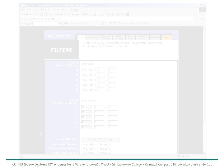 Oct-03 ©Cisco Systems CCNA Semester 1 Version 3 Comp 11 Mod 3 – St.