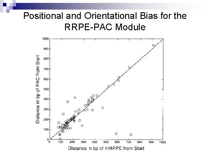 Positional and Orientational Bias for the RRPE-PAC Module 