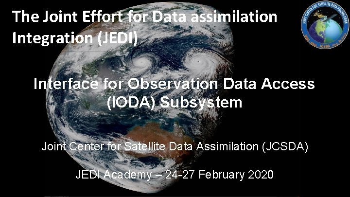 The Joint Effort for Data assimilation Integration (JEDI) Interface for Observation Data Access (IODA)