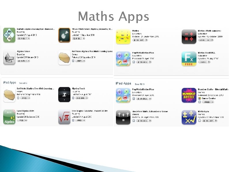 Maths Apps 