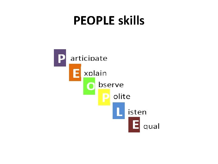 PEOPLE skills 