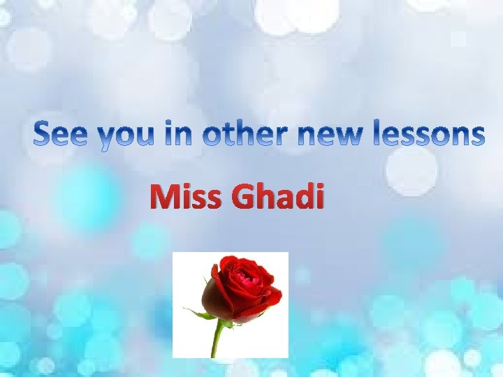 Miss Ghadi 