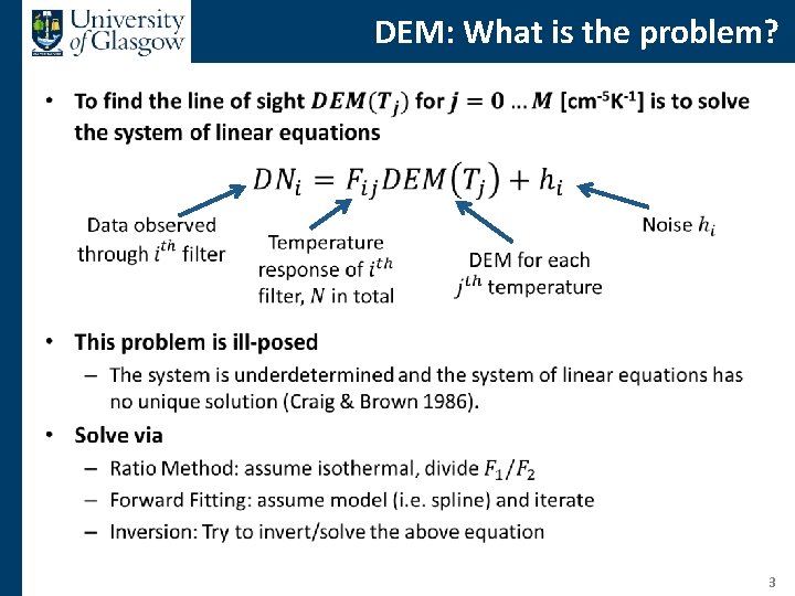 DEM: What is the problem? • 3 