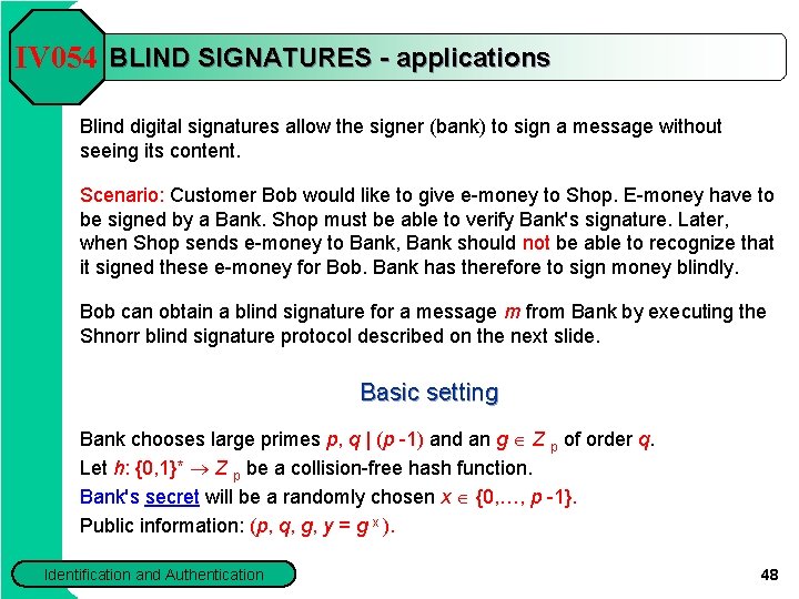 Chapter 9 User Identification And Message Iv 054