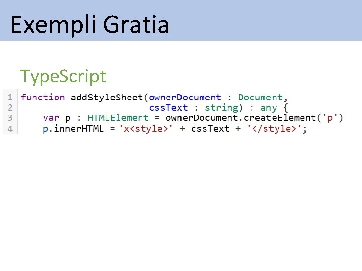 Exempli Gratia Type. Script Exempli Gratia Type. Script