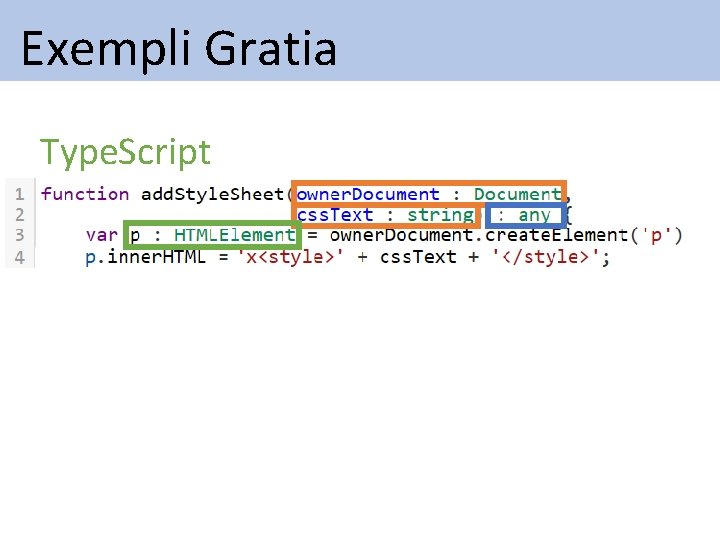 Exempli Gratia Type. Script Exempli Gratia Type. Script