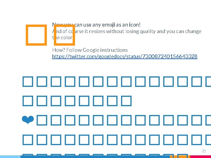 �� Now you can use any emoji as an icon! And of course it