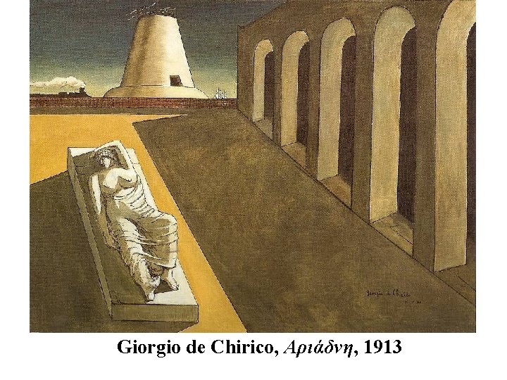 Giorgio de Chirico, Αριάδνη, 1913 