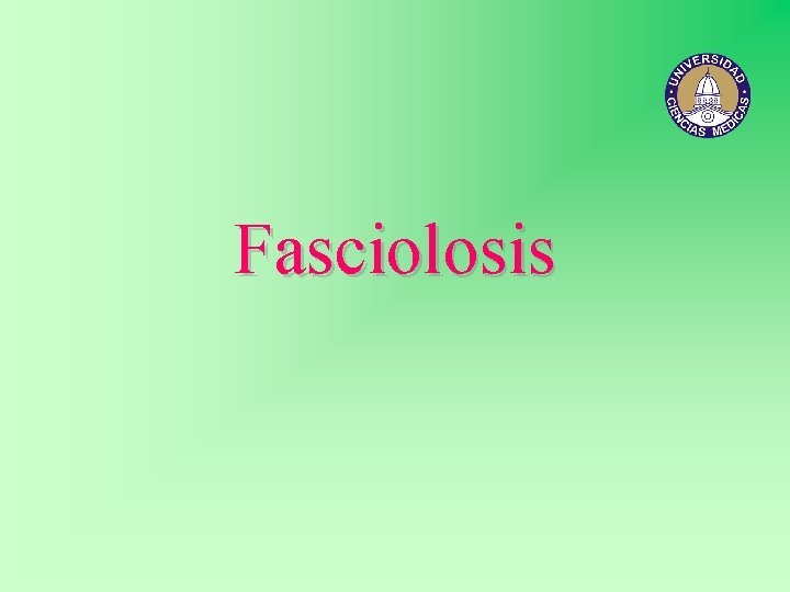 Fasciolosis 