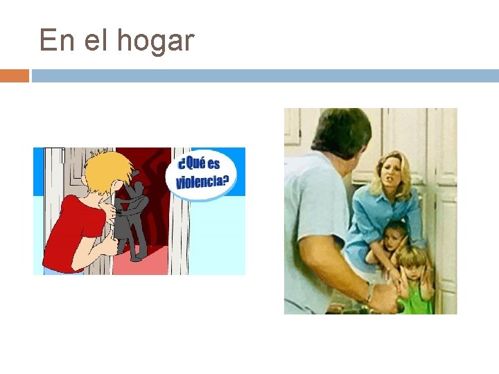 En el hogar 