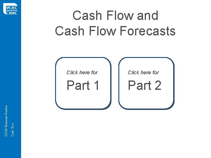 Cash Flow and Cash Flow Forecasts Part 1 GCSE Business Studies Cash flow Click