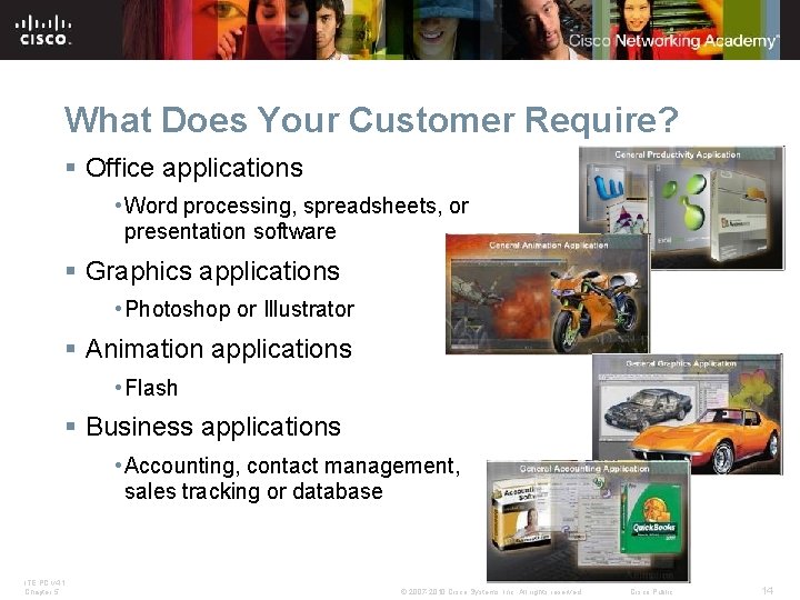 What Does Your Customer Require? § Office applications • Word processing, spreadsheets, or presentation What Does Your Customer Require? § Office applications • Word processing, spreadsheets, or presentation