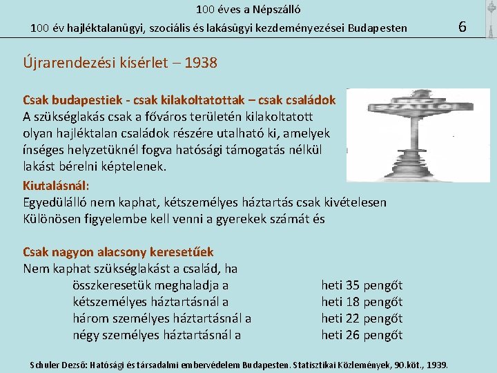 100 éves a Népszálló 100 év hajléktalanügyi, szociális és lakásügyi kezdeményezései Budapesten Újrarendezési kísérlet