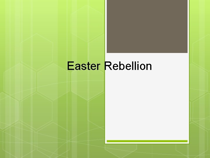 Easter Rebellion 