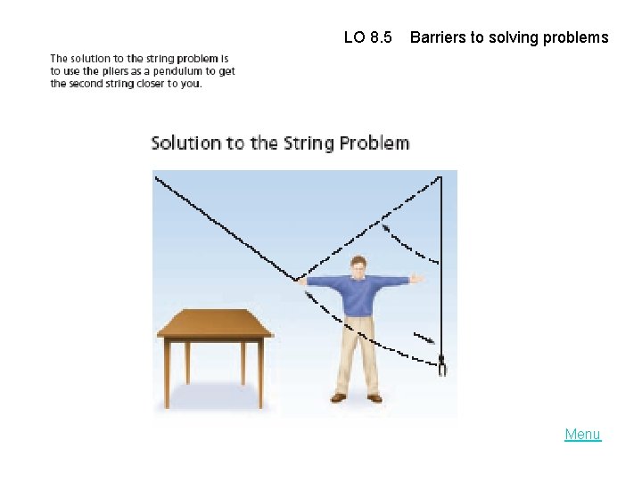 LO 8. 5 Barriers to solving problems Menu 