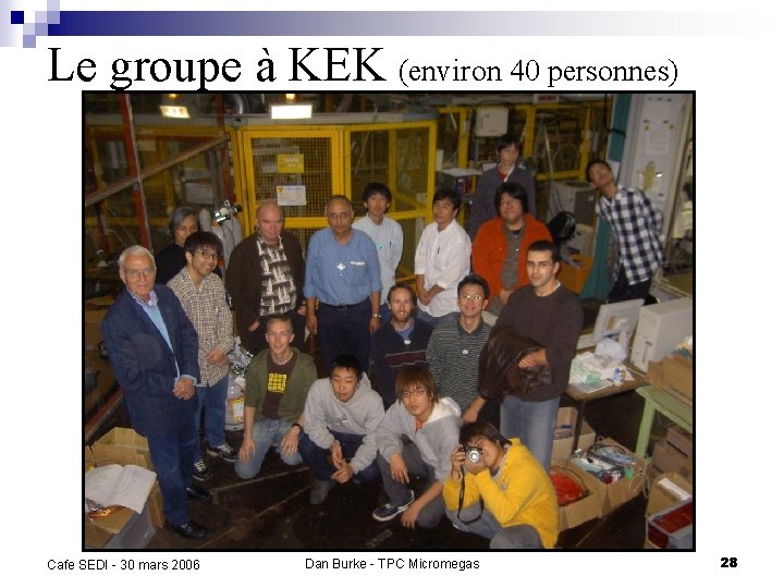 Le groupe à KEK (environ 40 personnes) Cafe SEDI - 30 mars 2006 Dan Le groupe à KEK (environ 40 personnes) Cafe SEDI - 30 mars 2006 Dan