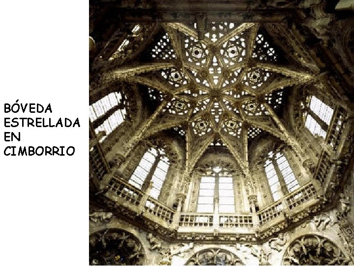 BÓVEDA ESTRELLADA EN CIMBORRIO 