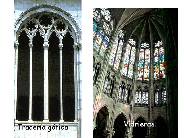 Tracería gótica Vidrieras 