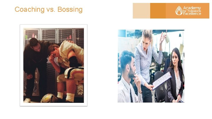 Coaching vs. Bossing 