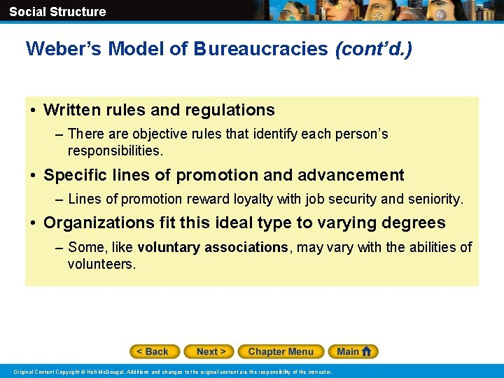 Social Structure Weber’s Model of Bureaucracies (cont’d. ) • Written rules and regulations – Social Structure Weber’s Model of Bureaucracies (cont’d. ) • Written rules and regulations –