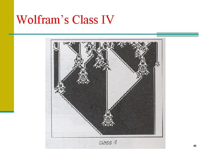 Wolfram’s Class IV 48 