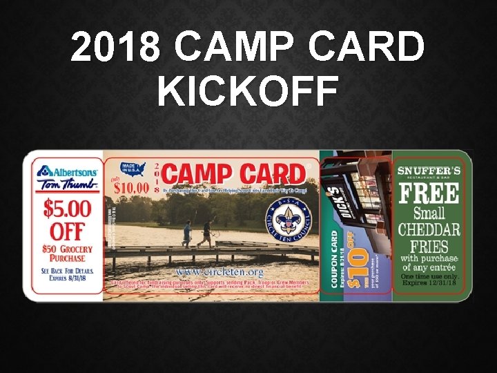 2018 CAMP CARD KICKOFF 