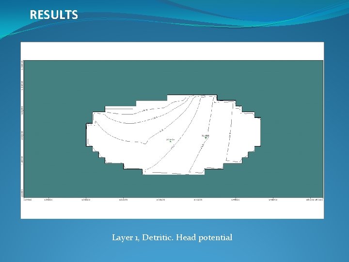 RESULTS Layer 1, Detritic. Head potential 