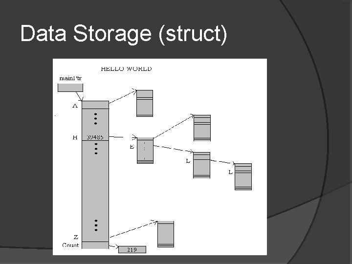 Data Storage (struct) 