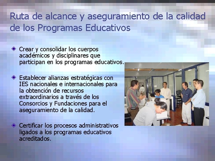 Ruta de alcance y aseguramiento de la calidad de los Programas Educativos Crear y