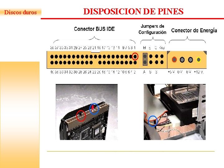 Discos duros DISPOSICION DE PINES Discos duros DISPOSICION DE PINES