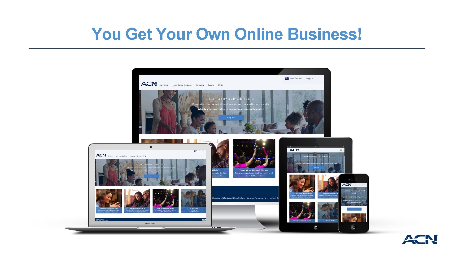 5 You Get Your Own Online Business! 