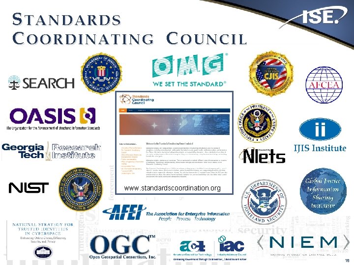 STANDARDS COORDINATING COUNCIL www. standardscoordination. org 18 