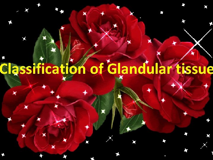 Classification of Glandular tissue 