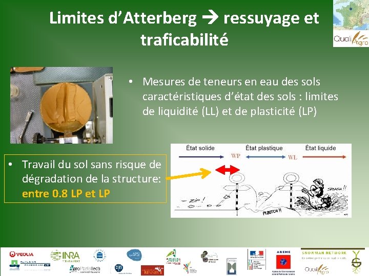 Limites d’Atterberg ressuyage et traficabilité • Mesures de teneurs en eau des sols caractéristiques