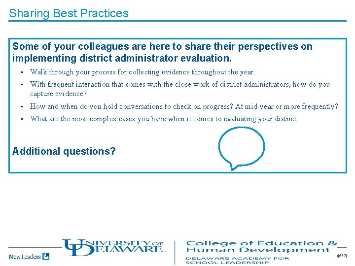 Sharing Best Practices Some of your colleagues are here to share their perspectives on