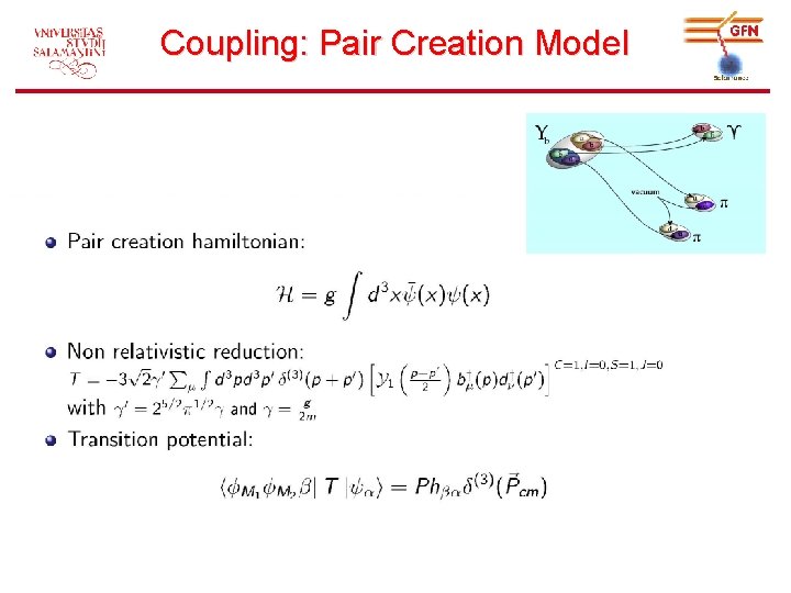 Coupling: Pair Creation Model 