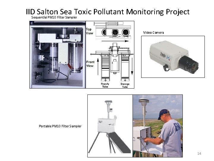 IID Salton Sea Toxic Pollutant Monitoring Project Sequential PM 10 Filter Sampler Video Camera