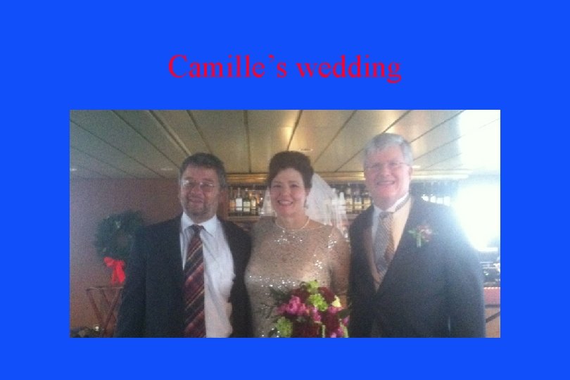 Camille’s wedding 