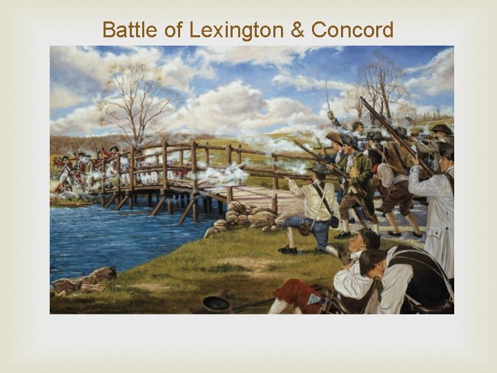 Battle of Lexington & Concord 