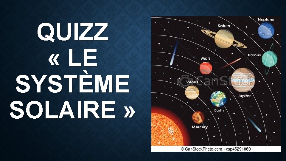 QUIZZ LE SYSTME SOLAIRE Combien y atil de — free download