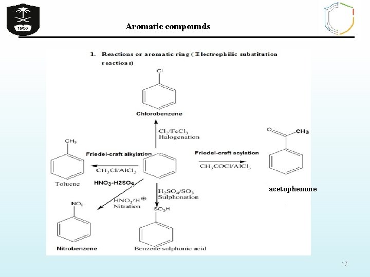 Aromatic compounds acetophenone 17 