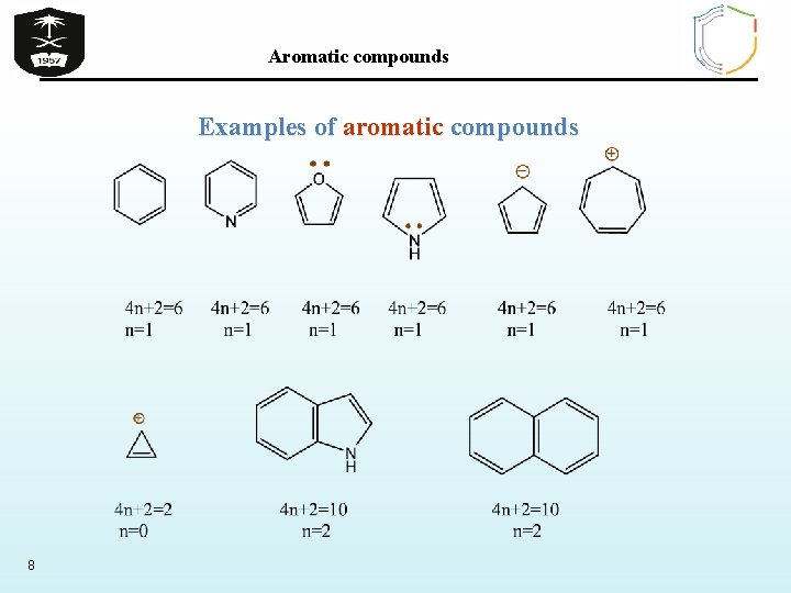 Aromatic compounds Examples of aromatic compounds 8 