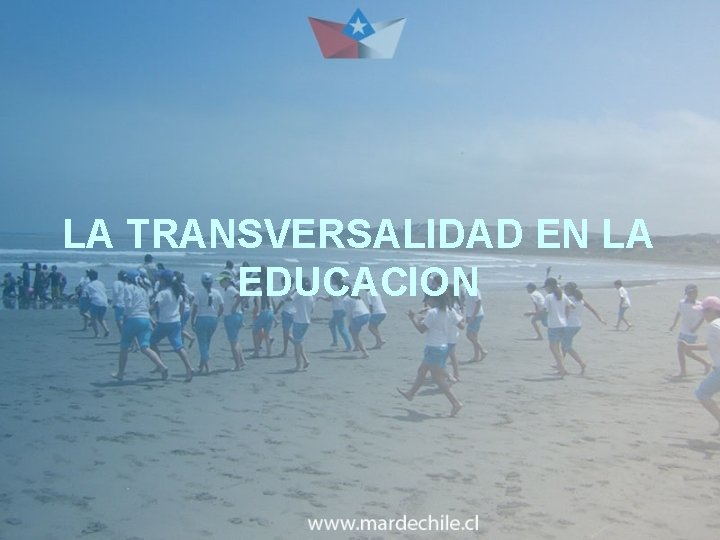 LA TRANSVERSALIDAD EN LA EDUCACION 