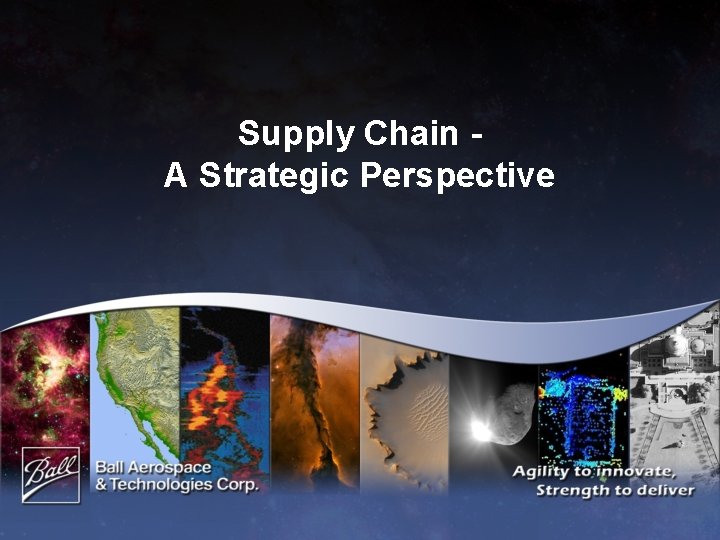 Supply Chain A Strategic Perspective 