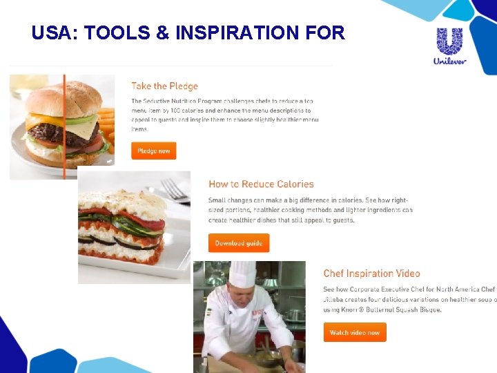 USA: TOOLS & INSPIRATION FOR CHEFS 