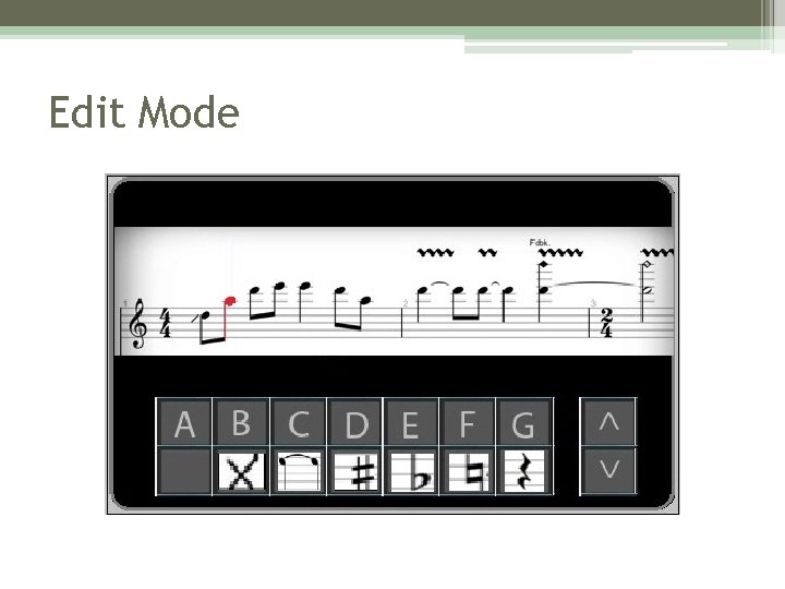 Edit Mode Edit Mode