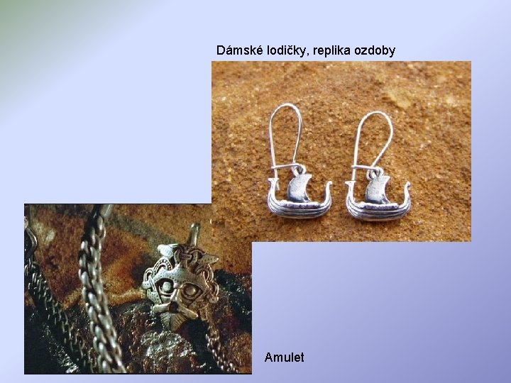 Dámské lodičky, replika ozdoby Amulet 